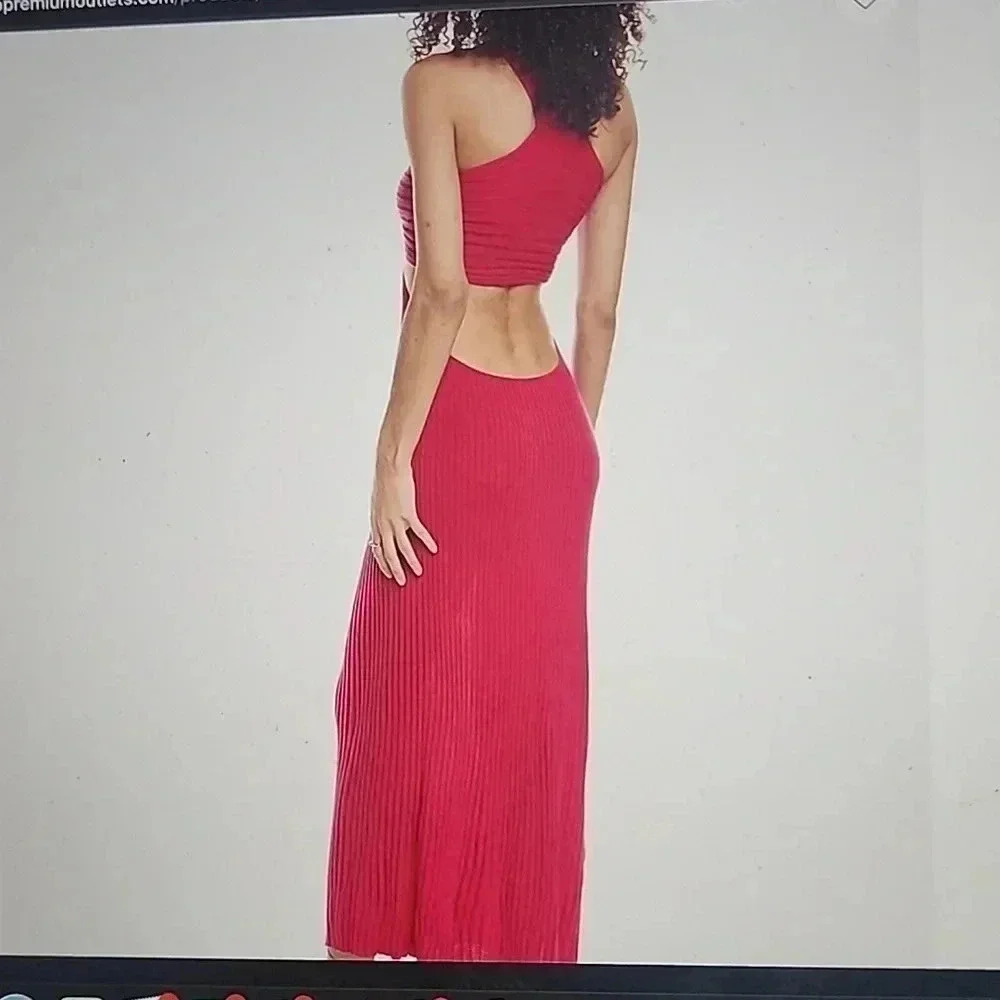 - BA&SH CUTOUT MAXI DRESS SIZE L - Picture 2 of 7